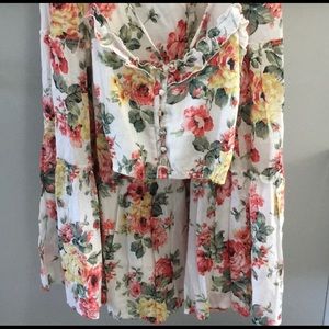 Abercrombie & Fitch Floral Two Piece Skirt Set